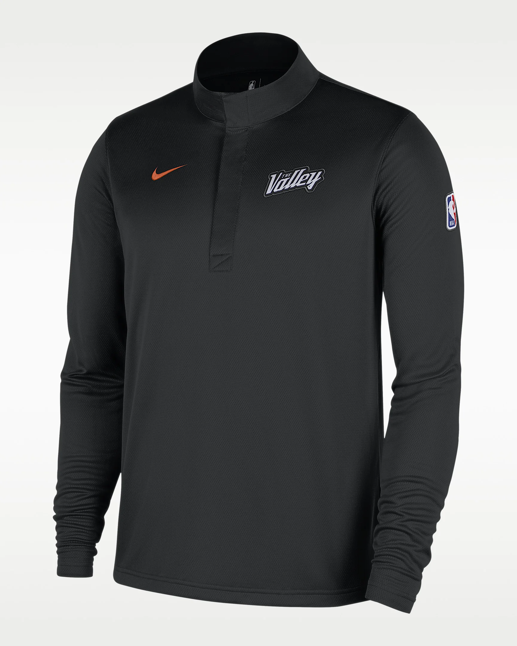 Phoenix Suns City Edition Men's Nike Dri-FIT 1/2-Zip Long-Sleeve Top - 1