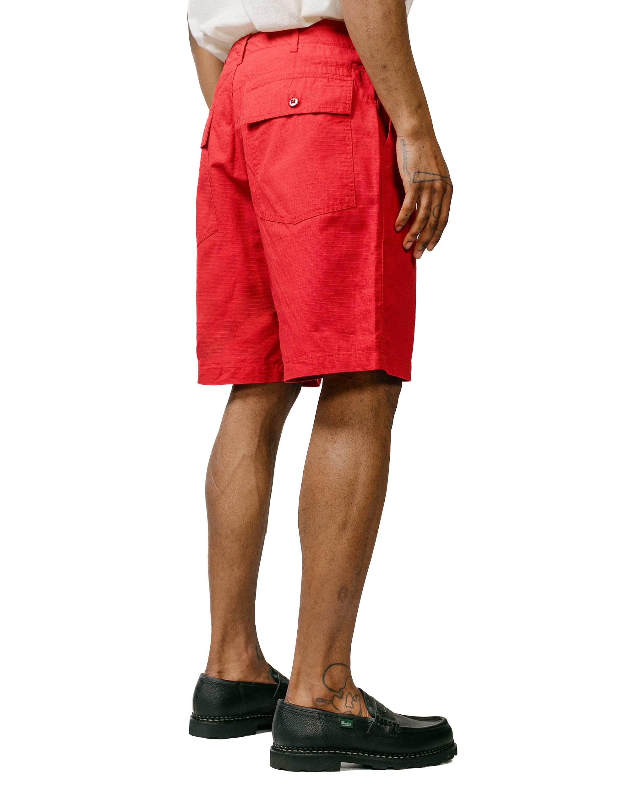 Fatigue Short Red Cotton Ripstop - 3