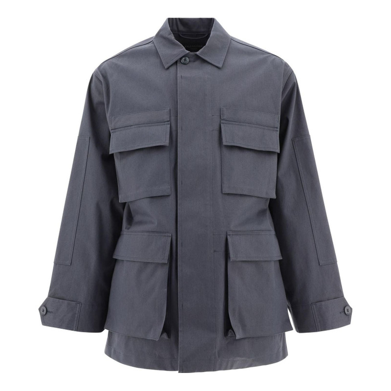 Balenciaga Cargo Jacket 'Grey' 720159TNP072043 1