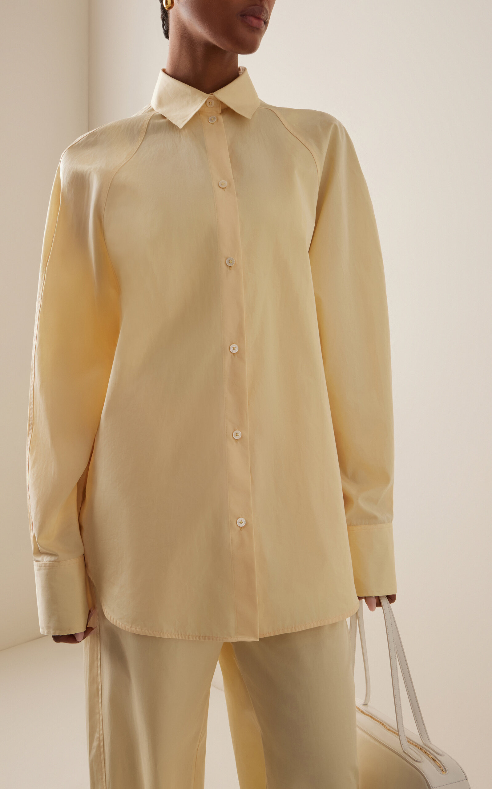 Cotton Shirt yellow - 2