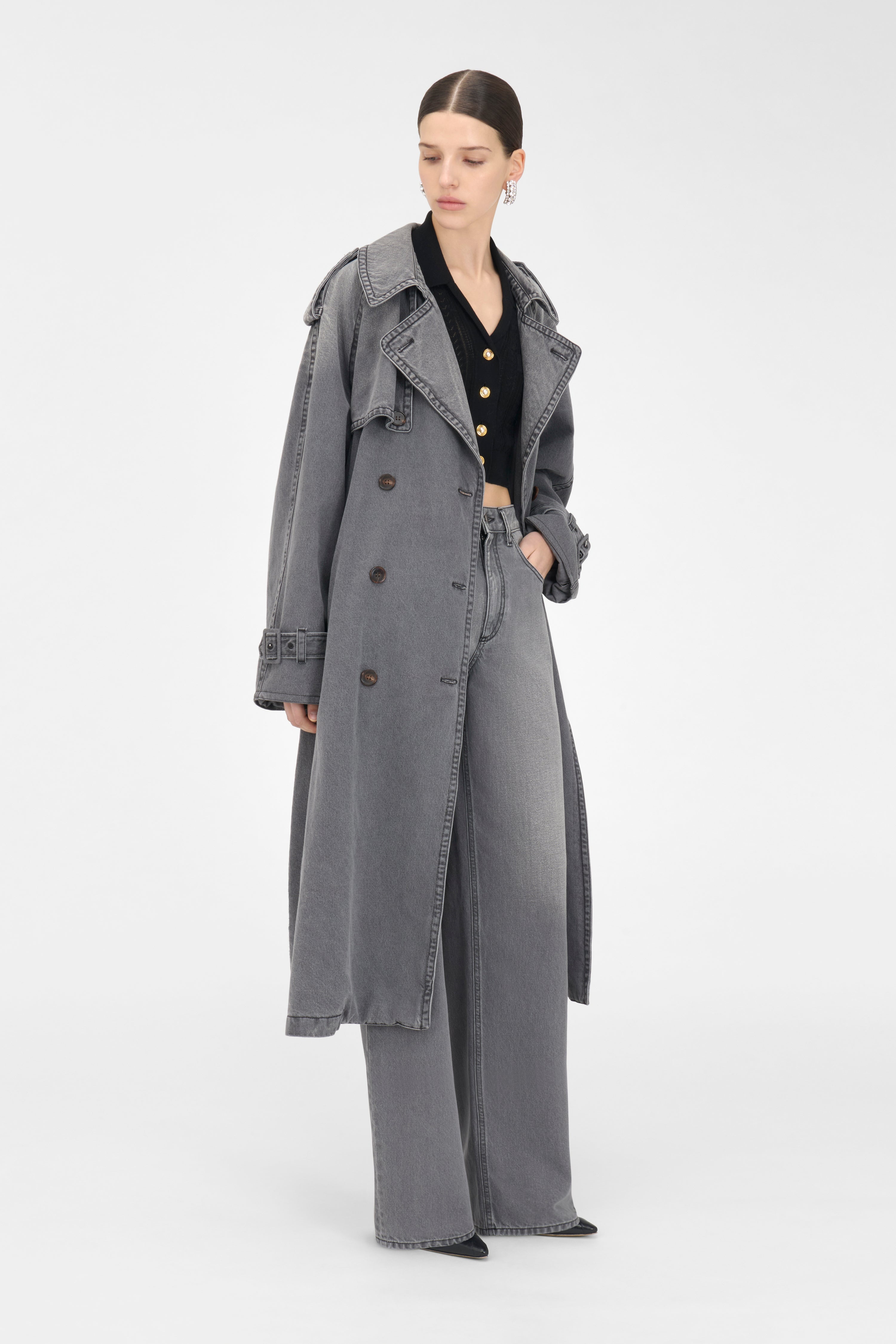 DENIM TRENCH - 7