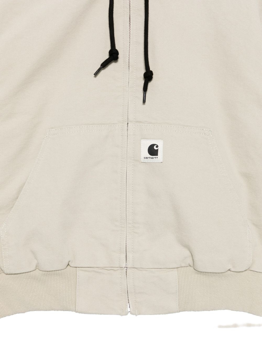 hooded zip-up jacket - 3