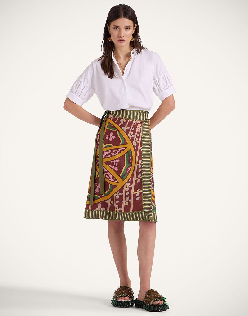 La DoubleJ Pareo Midi Skirt outlook