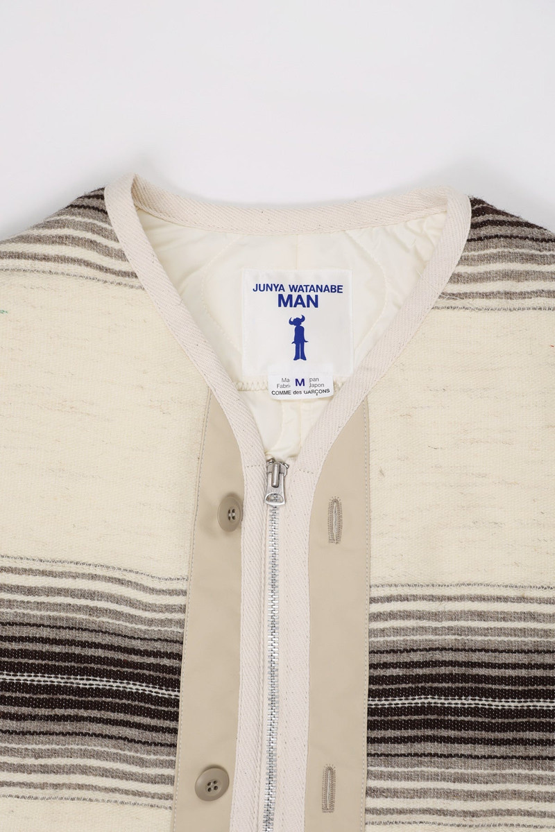 JACKET - NATURAL/BROWN X OFF WHITE 5