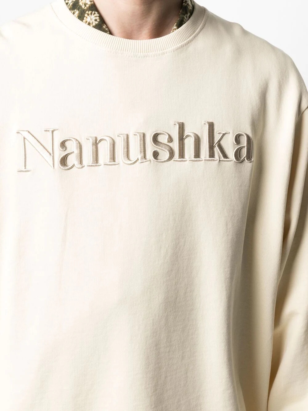 logo-embroidered sweatshirt - 6