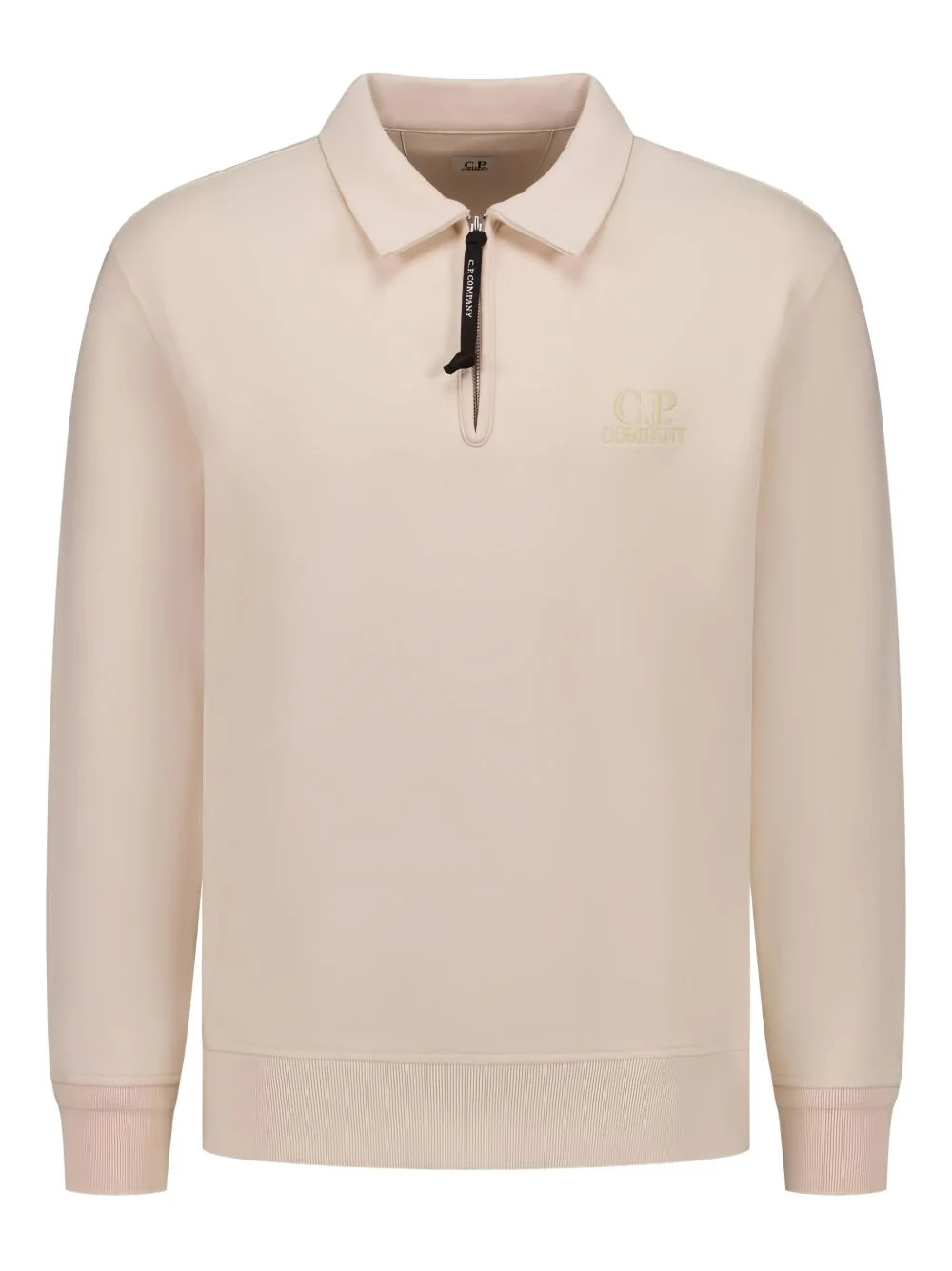 polo-neck half-zip sweatshirt - 1