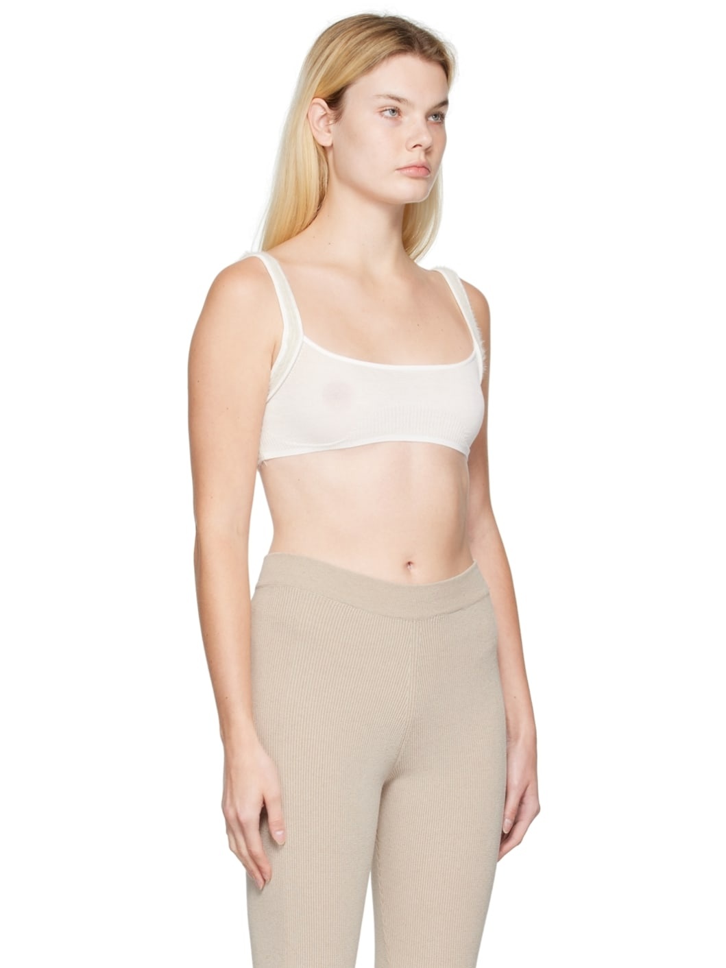 White Le Papier 'Le Bandeau Ascosu' Bra - 2