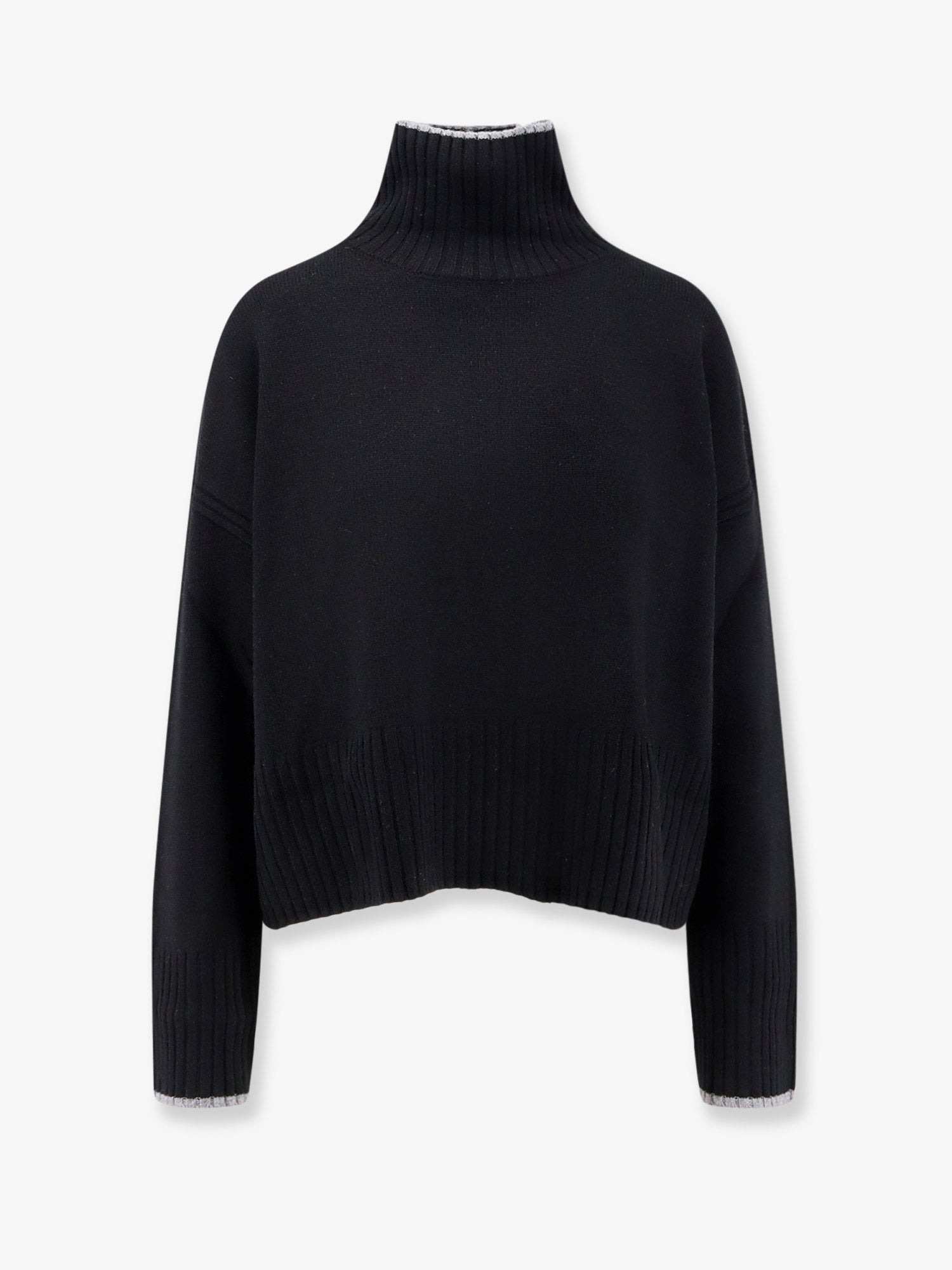 Pinko Falkland Wool And Cashmere Turtleneck Sweater - 1