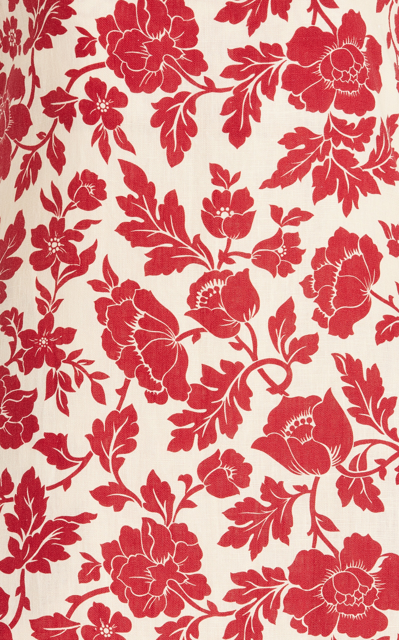 Alice Linen Mini Dress red - 5