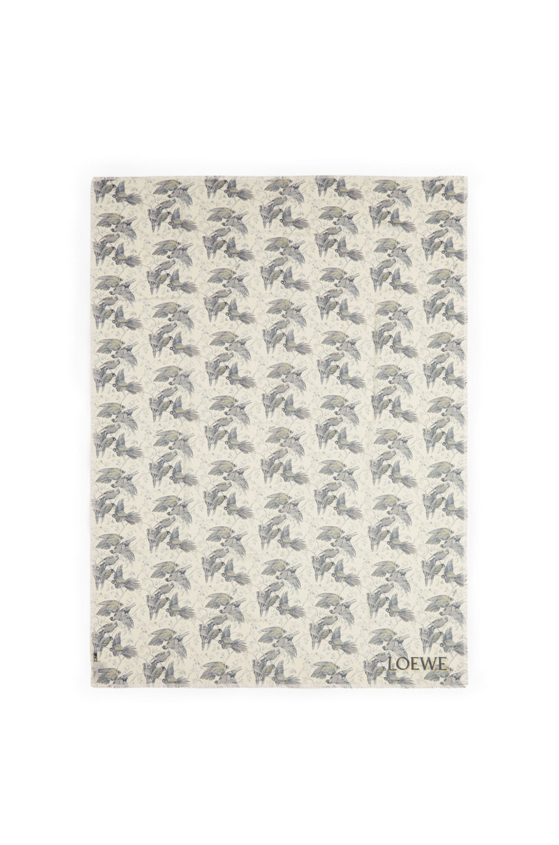 Shawl in cashmere and silk 1