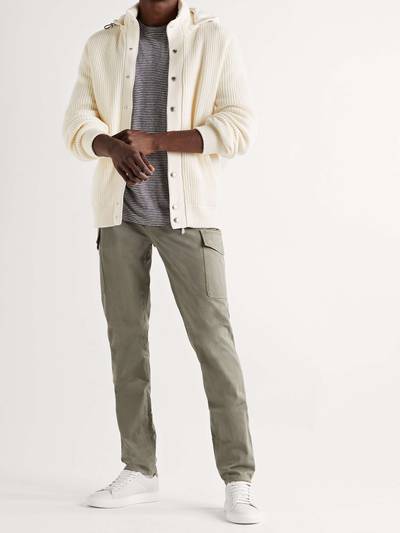 Brunello Cucinelli Ribbed Cashmere and Shell Hooded Down Cardigan outlook