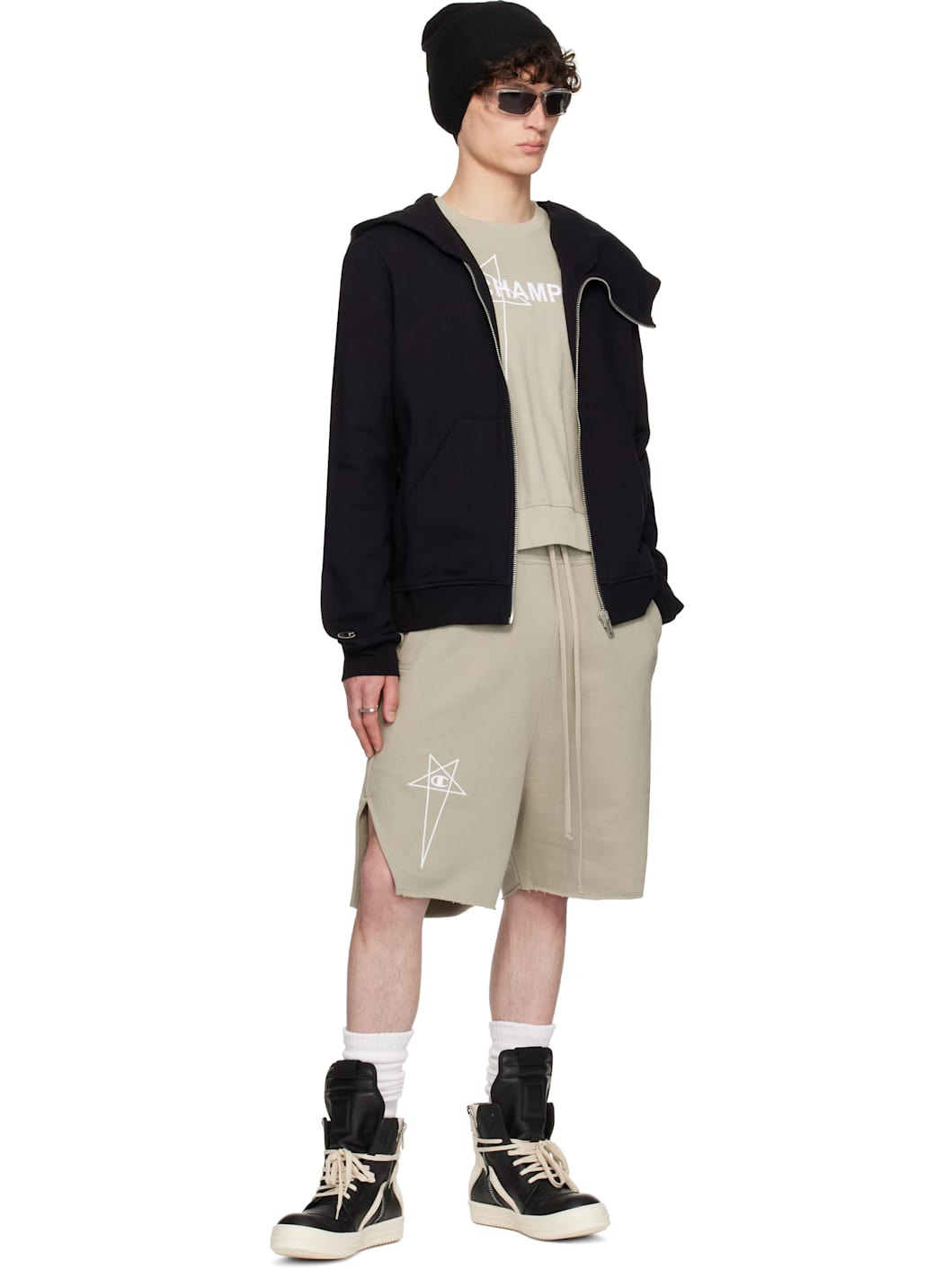 Off-White Champion Edition Beveled Pods Shorts - 4