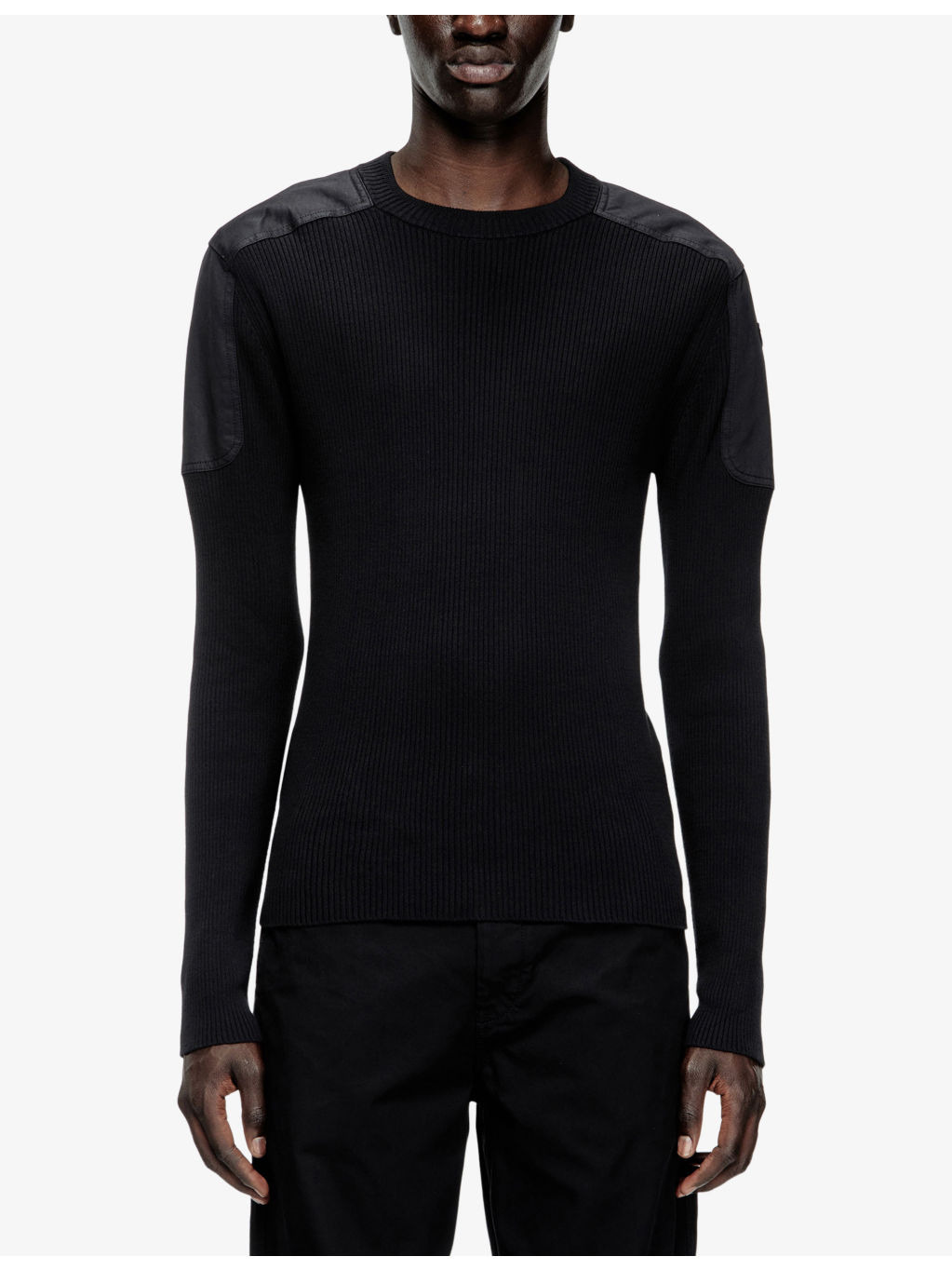 K-Martin Contrast-Panel Cotton-Knit Jumper - 3