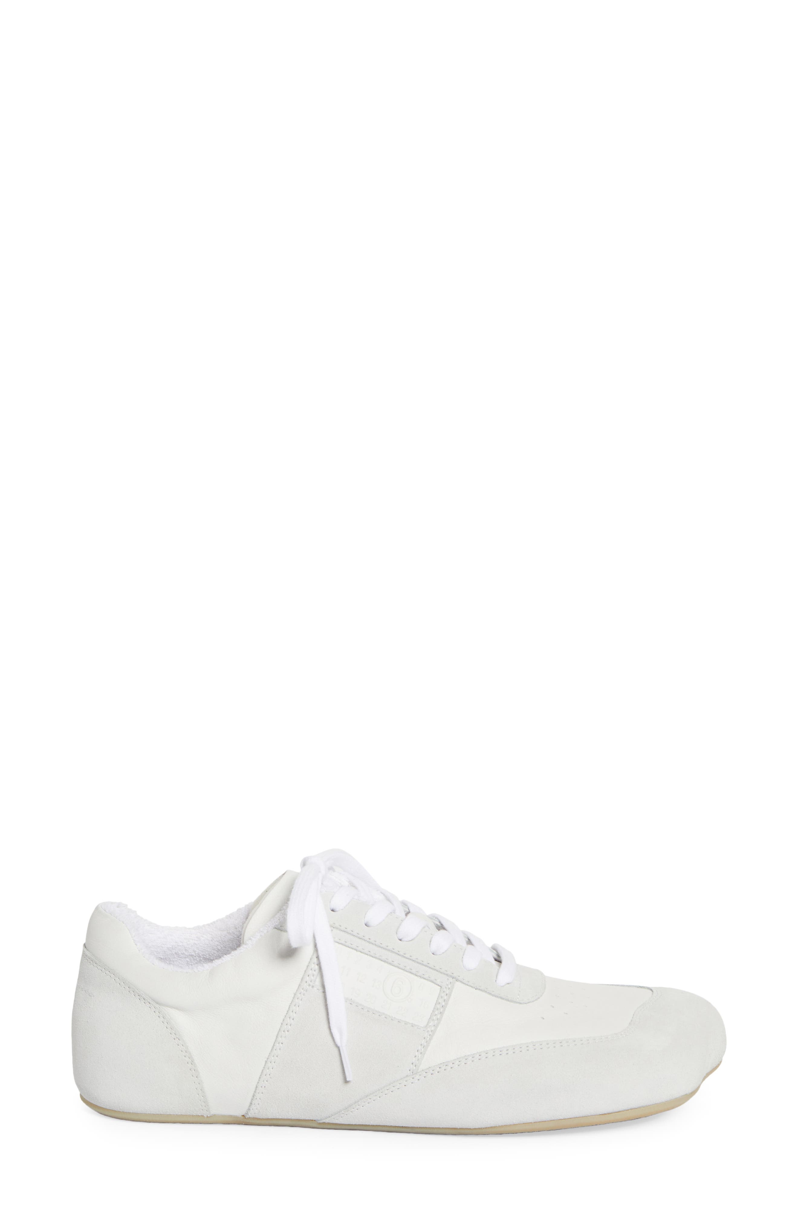 MM6 Maison Margiela Low Top Sneaker in White at Nordstrom - 3