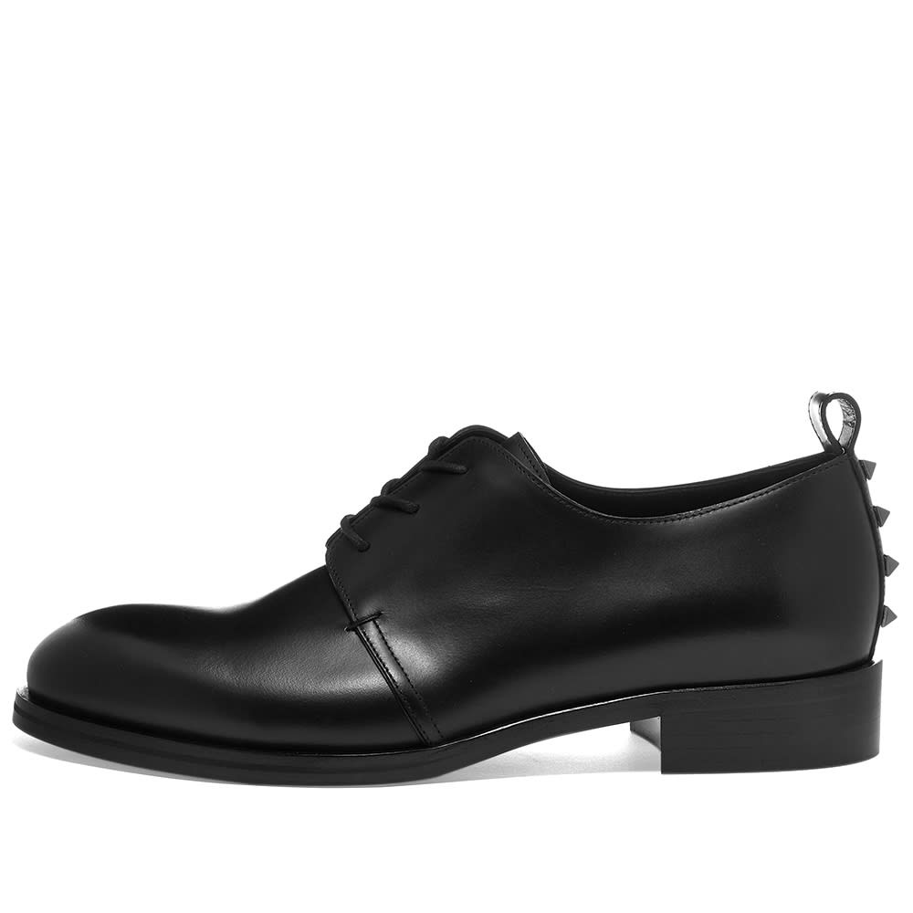 Valentino Rockstud Heel Leather Derby Shoe - 2