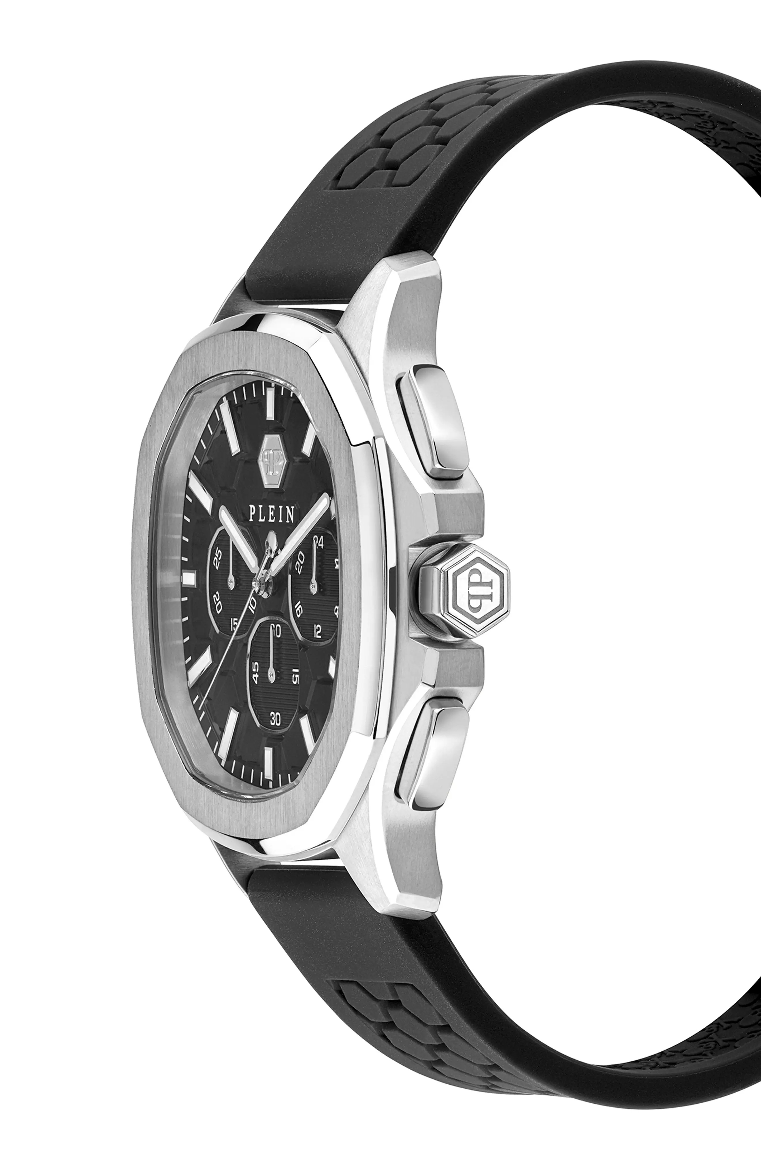 Spectre Chronograph Silicone Strap Watch, 44mm - 4