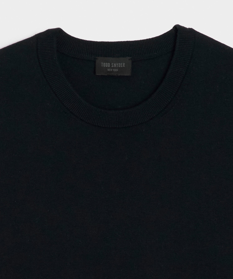Cotton-Cashmere Sweater Tee 7