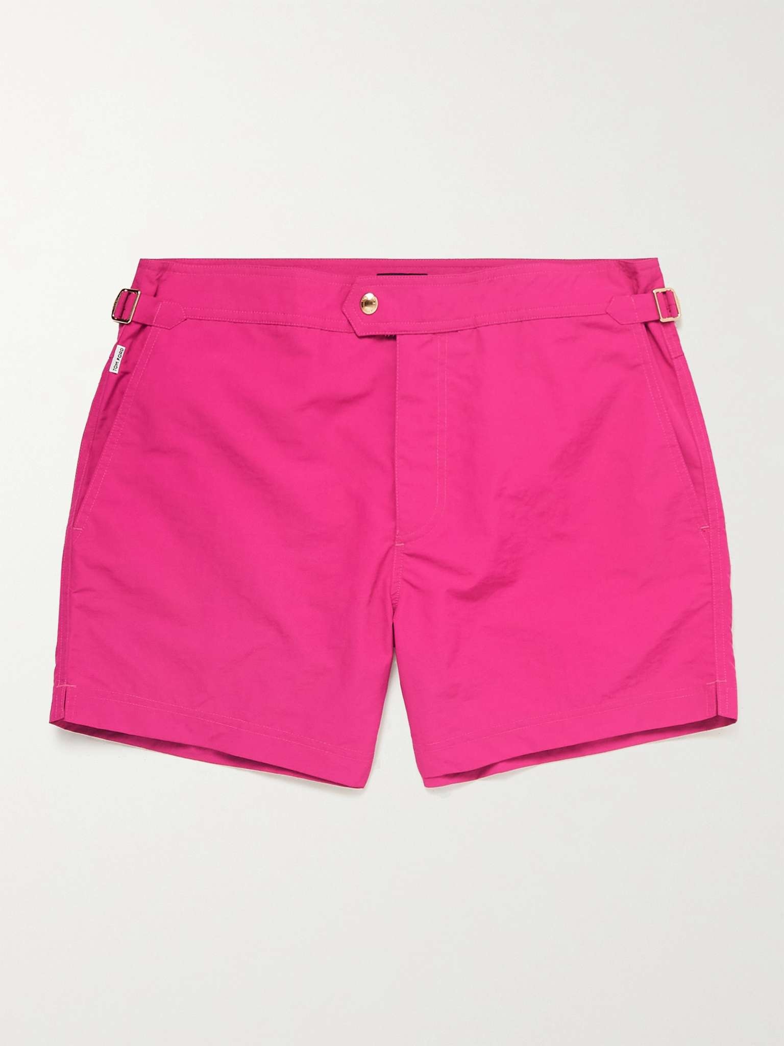 Slim-Fit Mid-Length Swim Shorts - 1