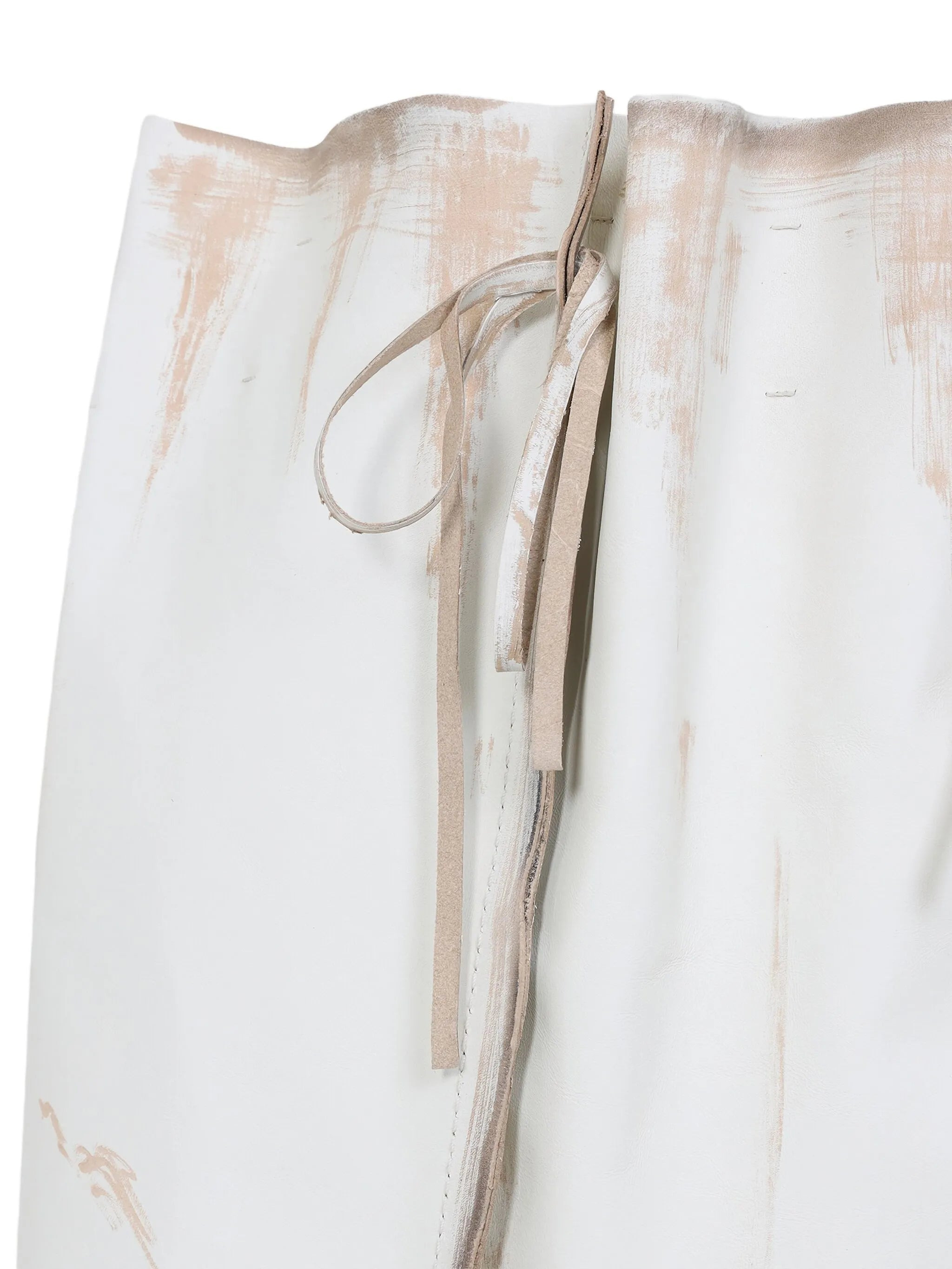 Prada Leather Midi Skirt - 3