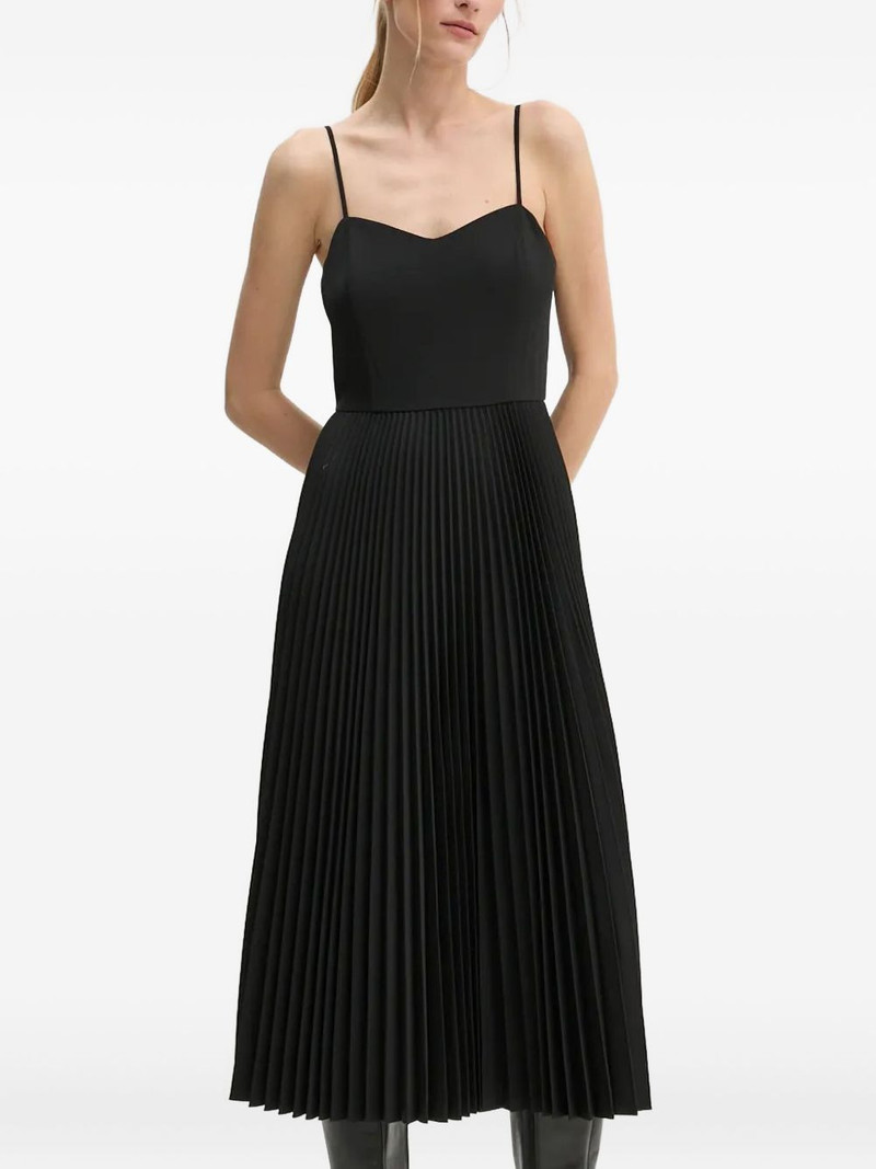 pleated midi dress 1