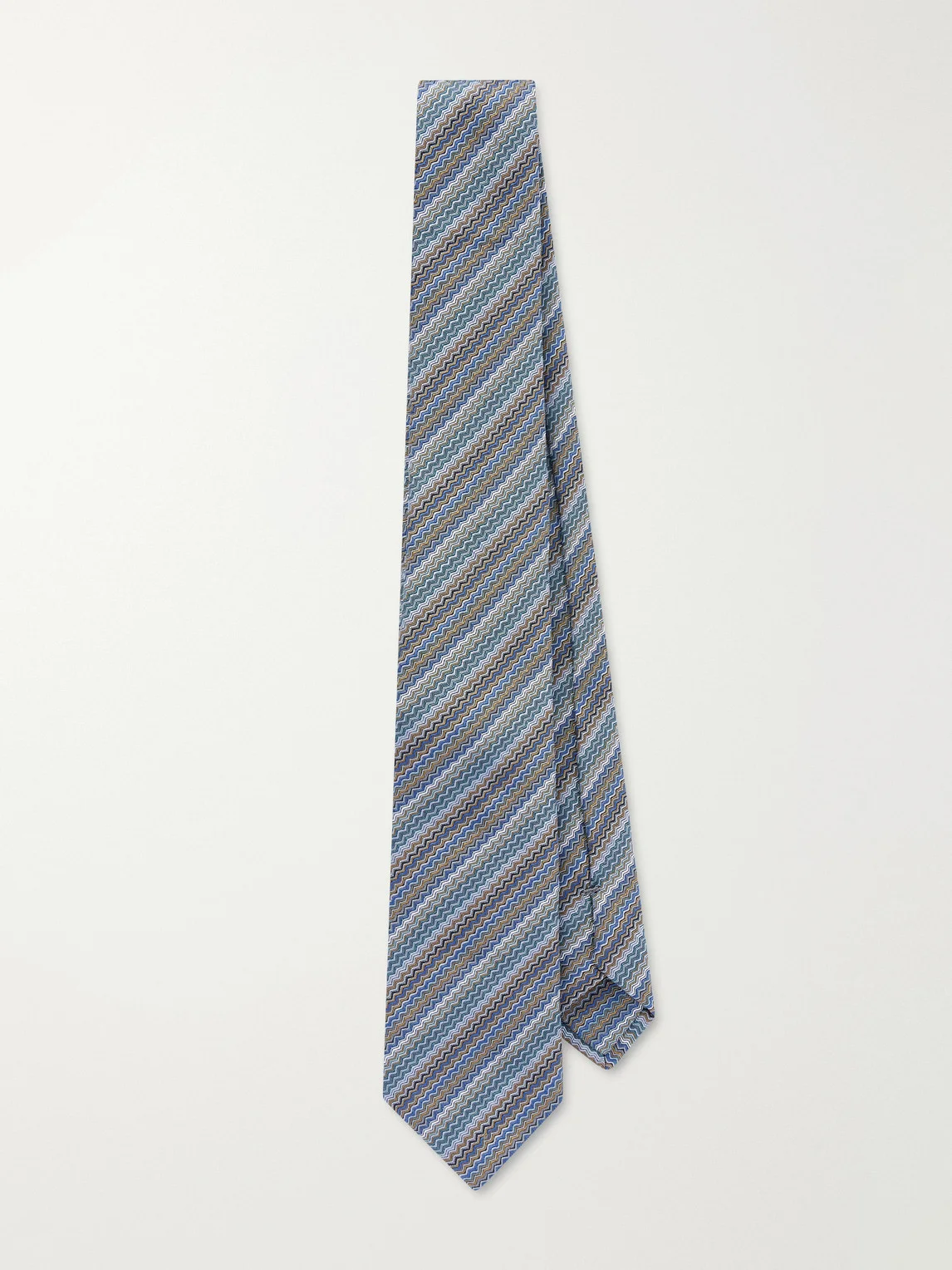 7cm Crochet-Knit Silk Tie - 1