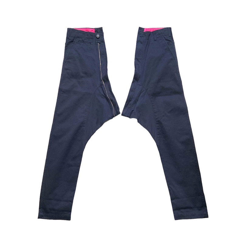 Comme des garçons zip drop crotch pants XS - 1