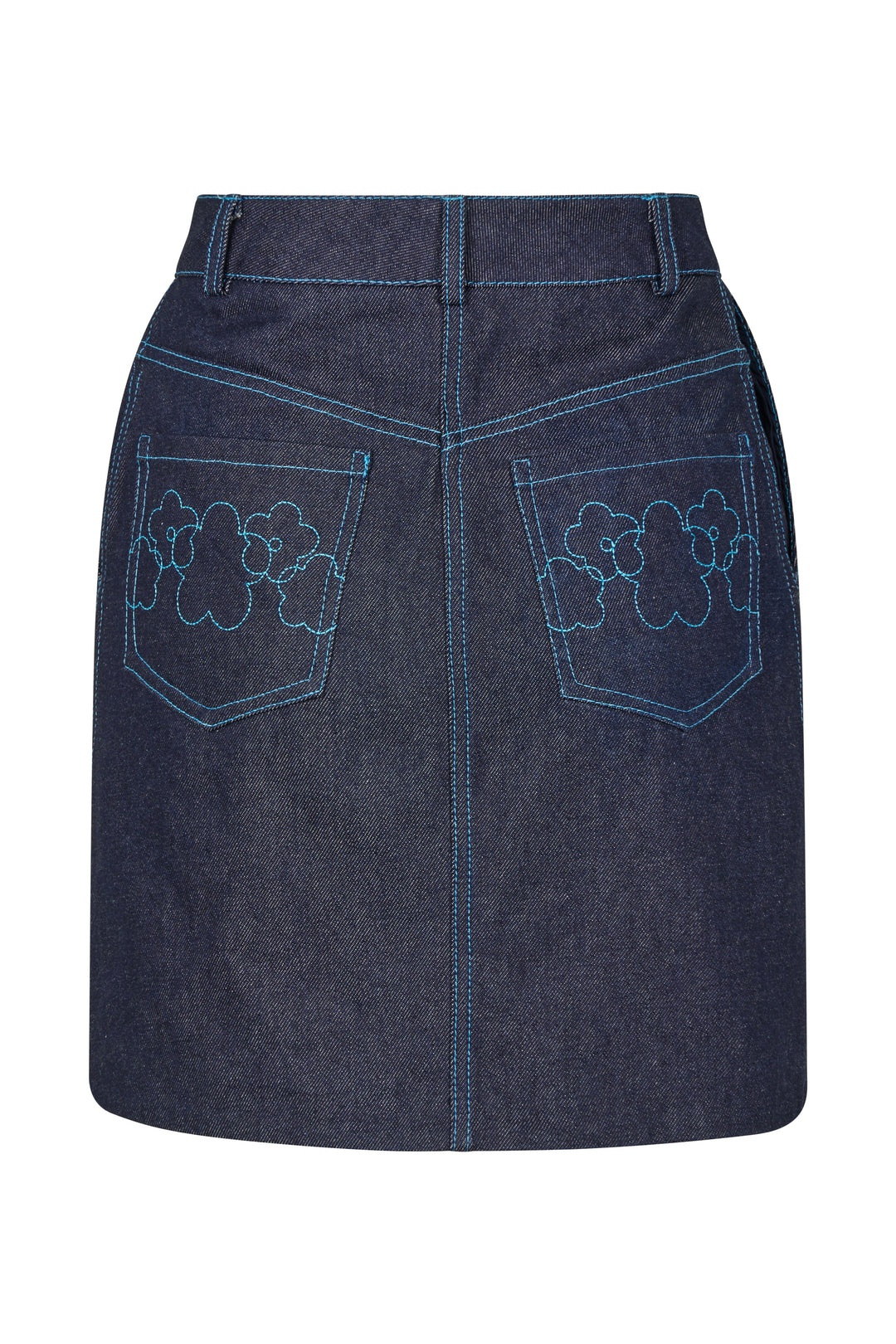 CECILIE BAHNSEN Odin Skirt Denim | club21 | REVERSIBLE