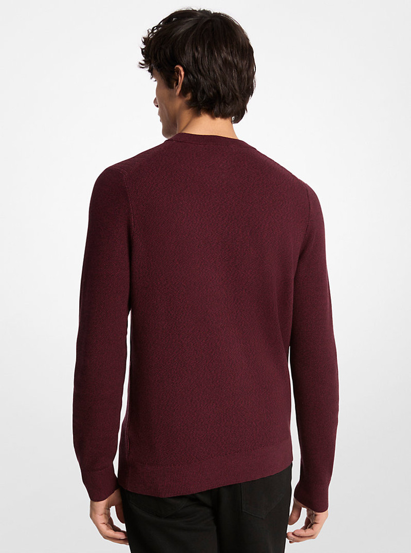 MICHAEL KORS Cotton Mouliné Sweater outlook