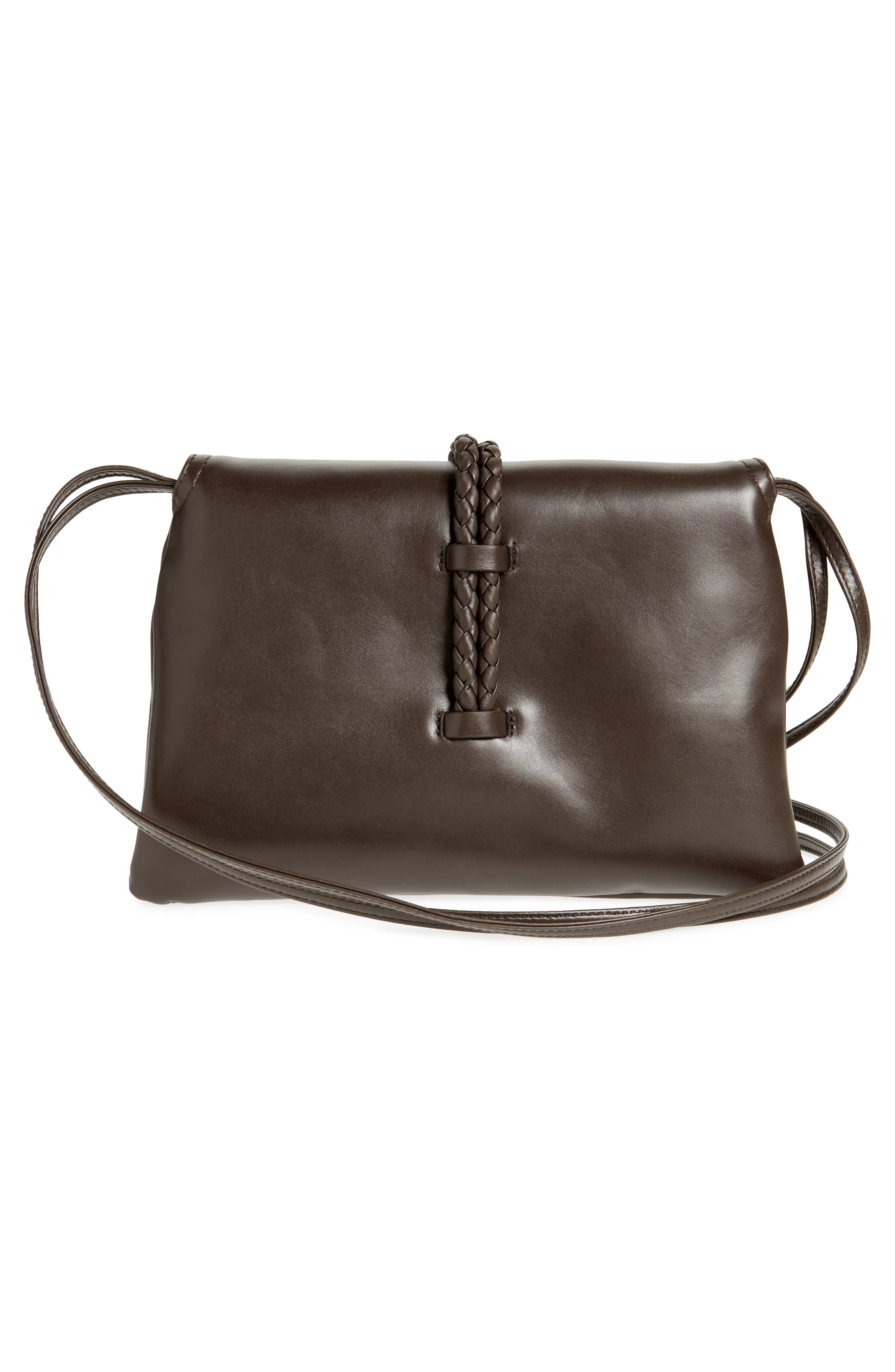Bottega Veneta Small Liberta Leather Shoulder Bag in 2190 Fondant-M Brass at Nordstrom - 4