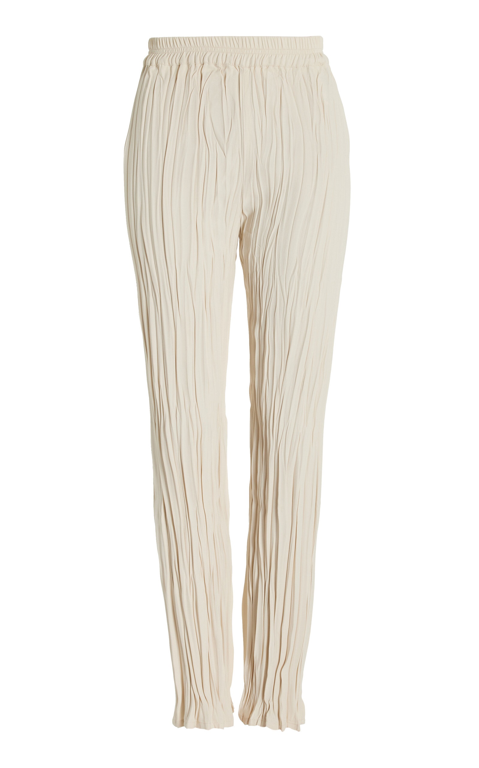 Maisie Plissé Crepe Skinny Pants white - 1