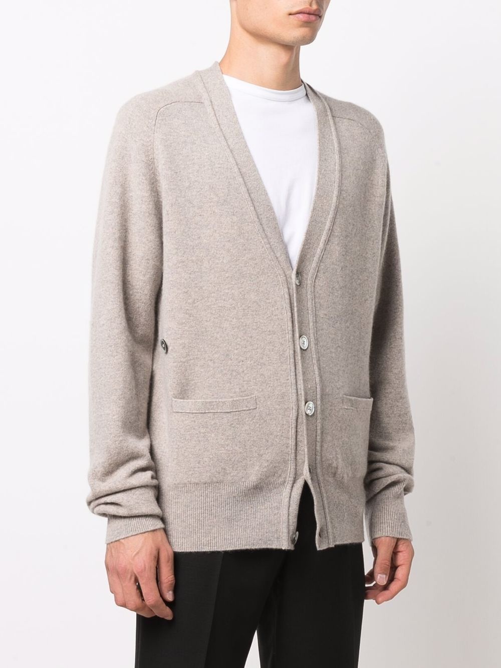 Feike V-neck cashmere cardigan - 4