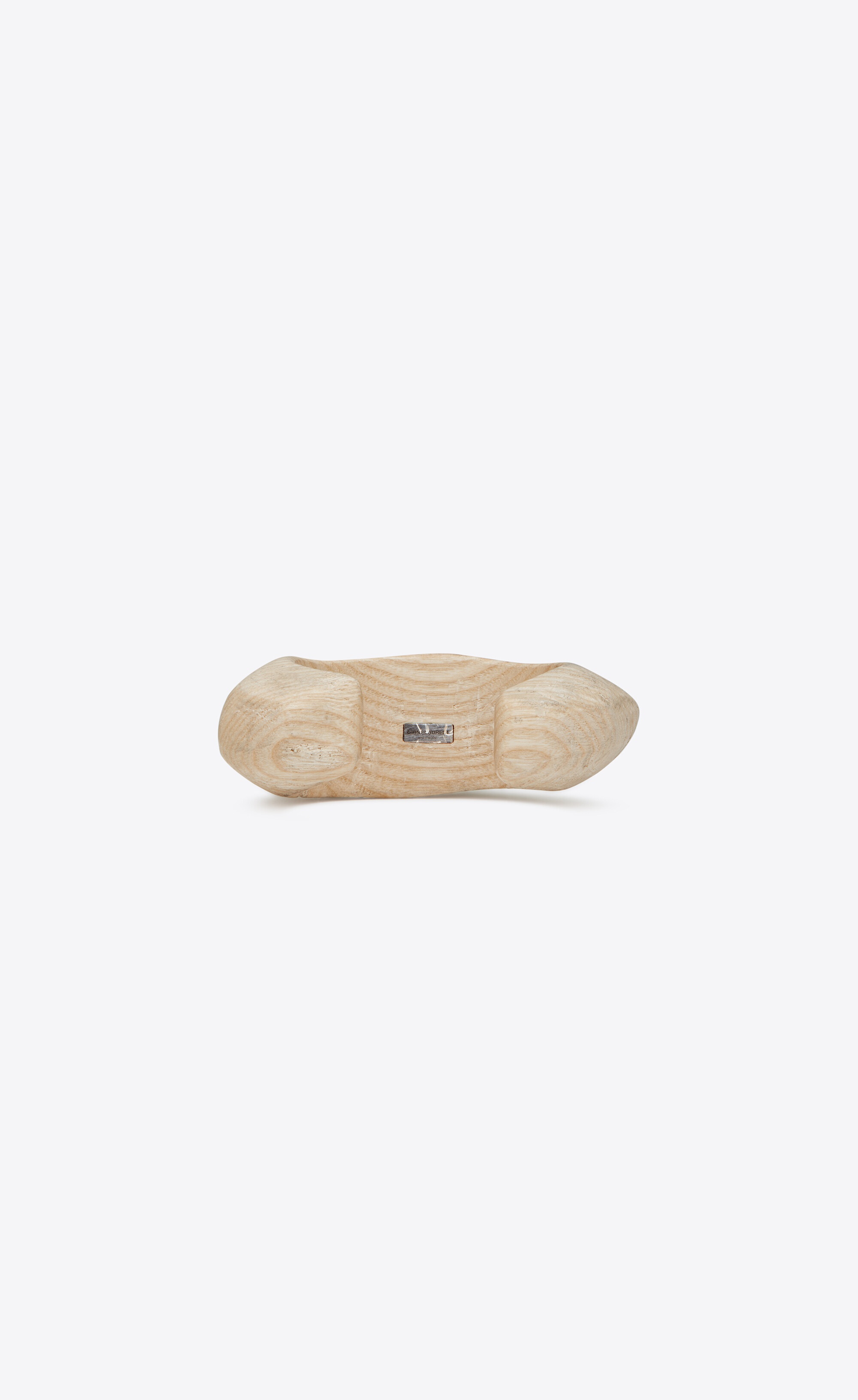 organic arty cuff bracelet in wood - 5
