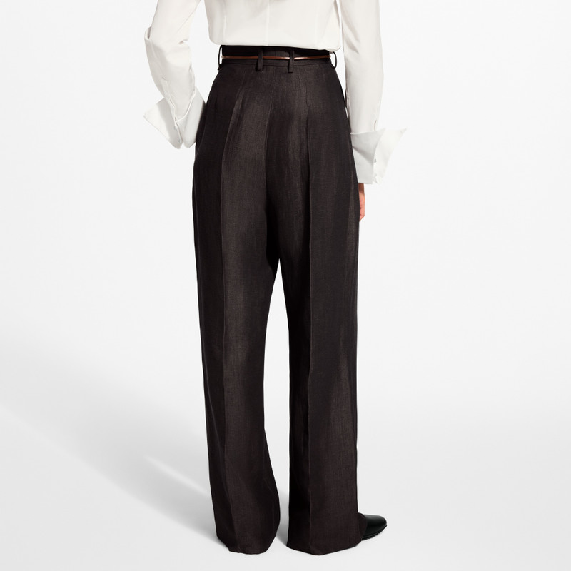 Cord Belt Tailored Pants 5