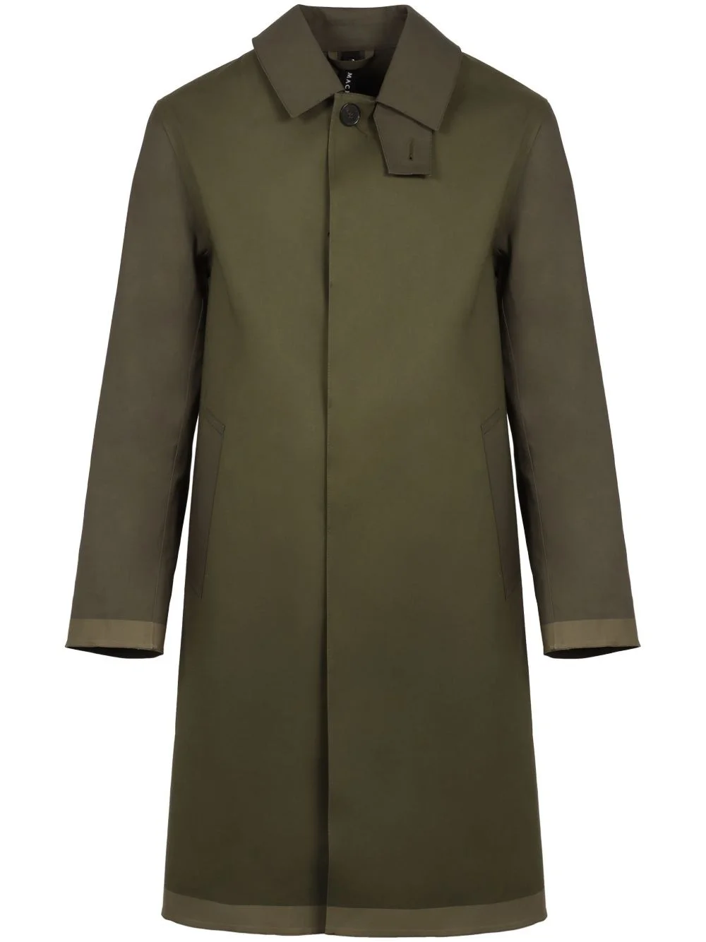 cotton trench coat - 1