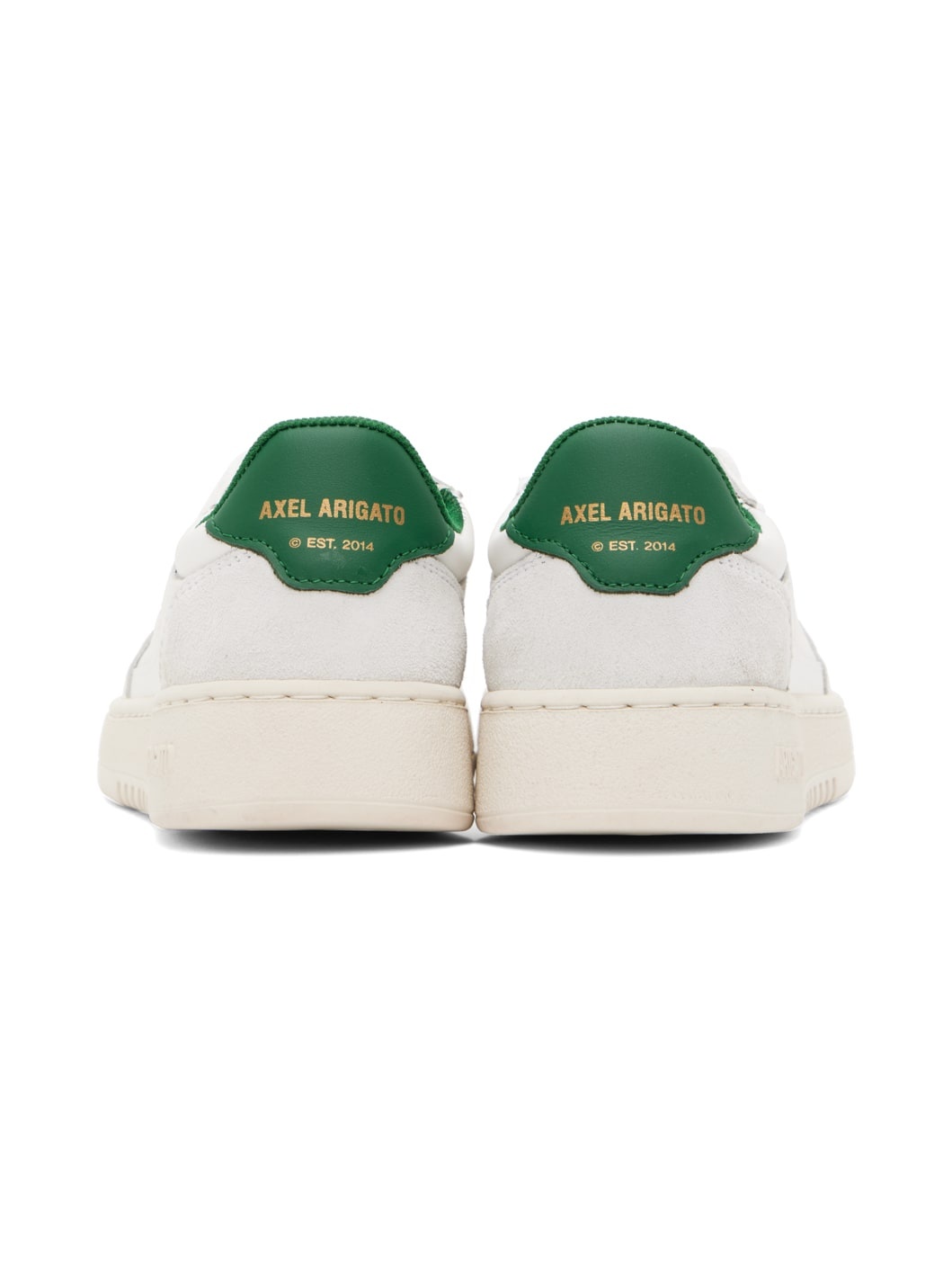 White & Green Dice Lo Sneakers - 2