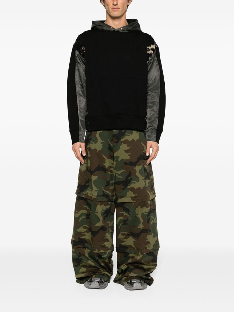 Andersson Bell Seoul23 jacquard-panelled hoodie outlook