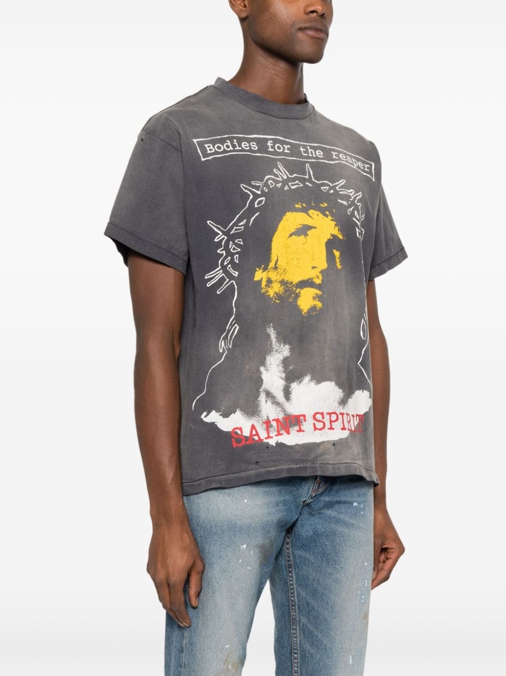 B for Reaper graphic-print T-shirt - 3
