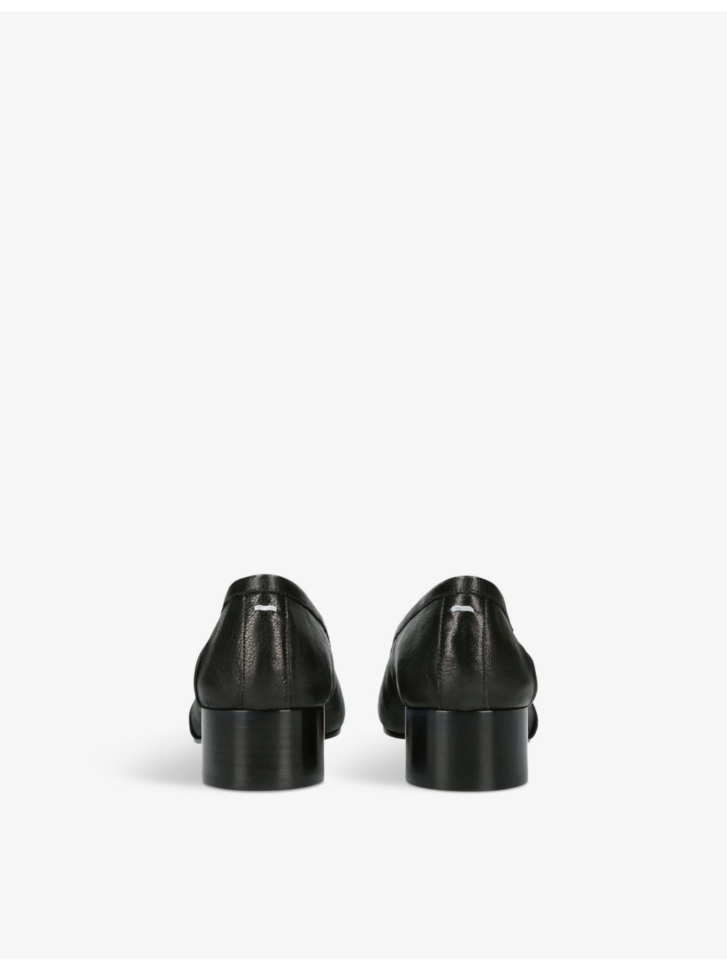 Tabi Ballerina split-toe leather heeled shoes - 4