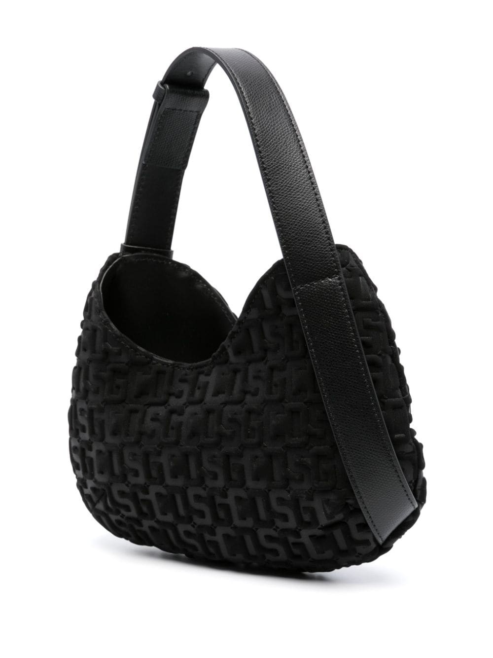 Comma monogram-embossed small shoulder bag - 3