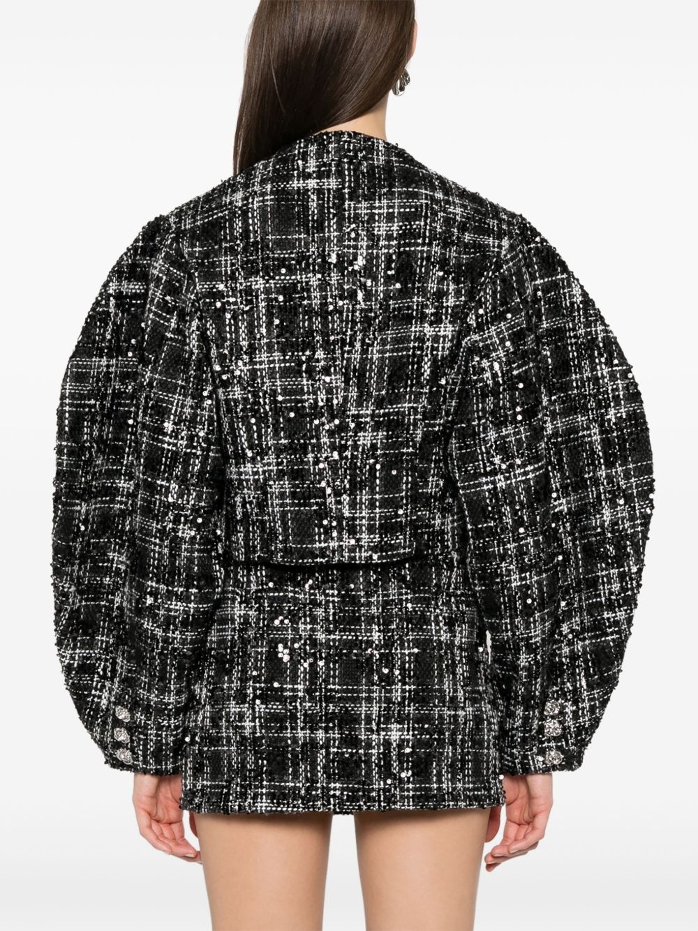 bouclé jacket - 4