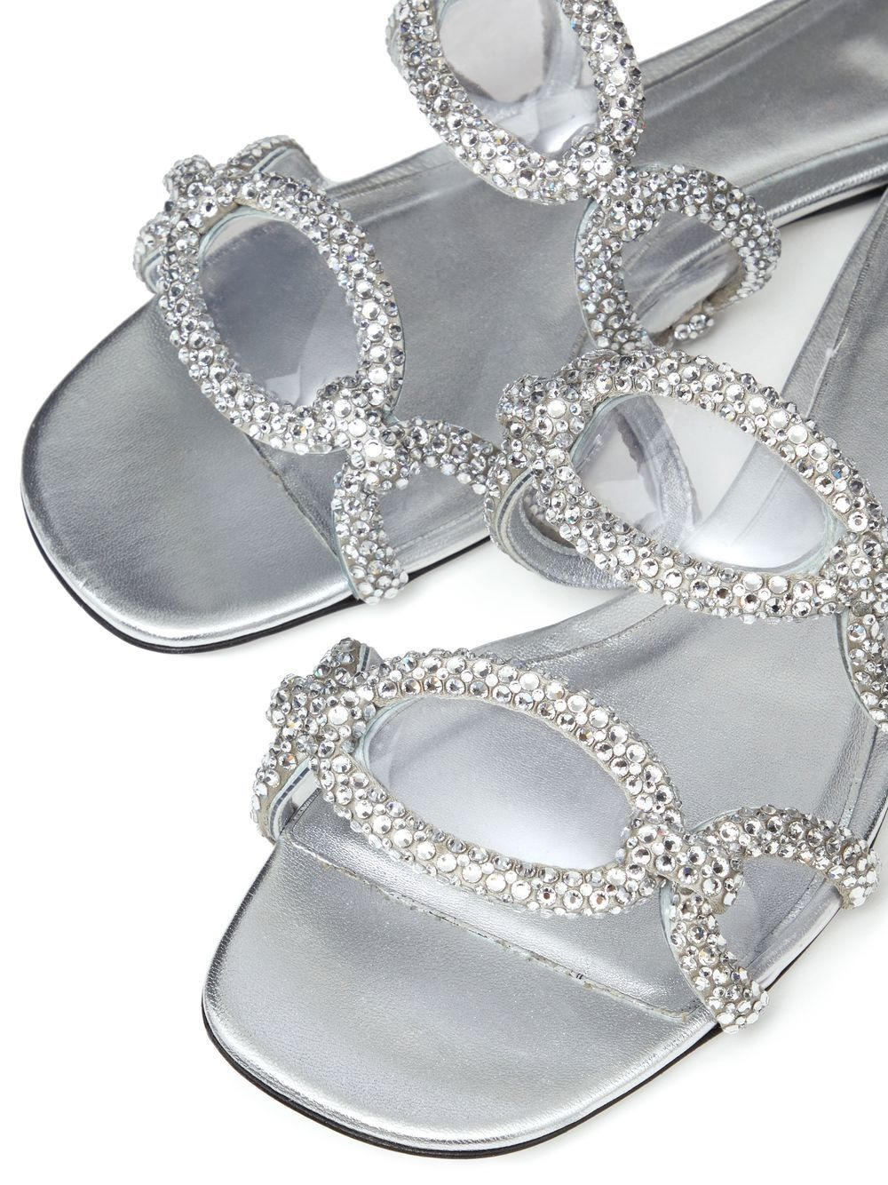 Chain 1967 crystal-embellished sandals - 5