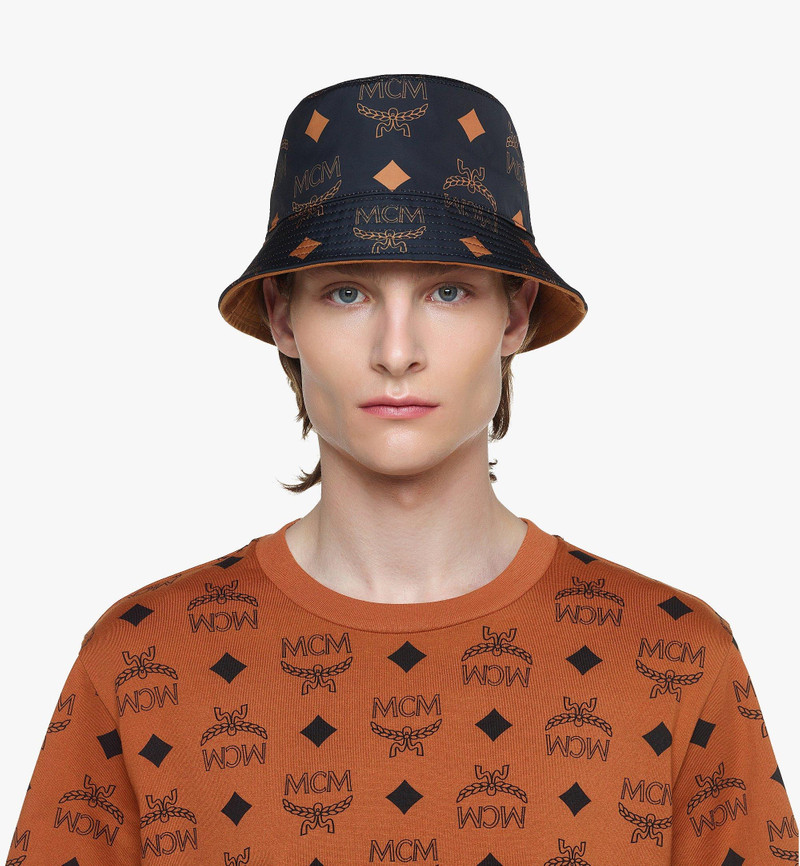 MCM Reversible Monogram Bucket Hat in Recycled Polyester outlook