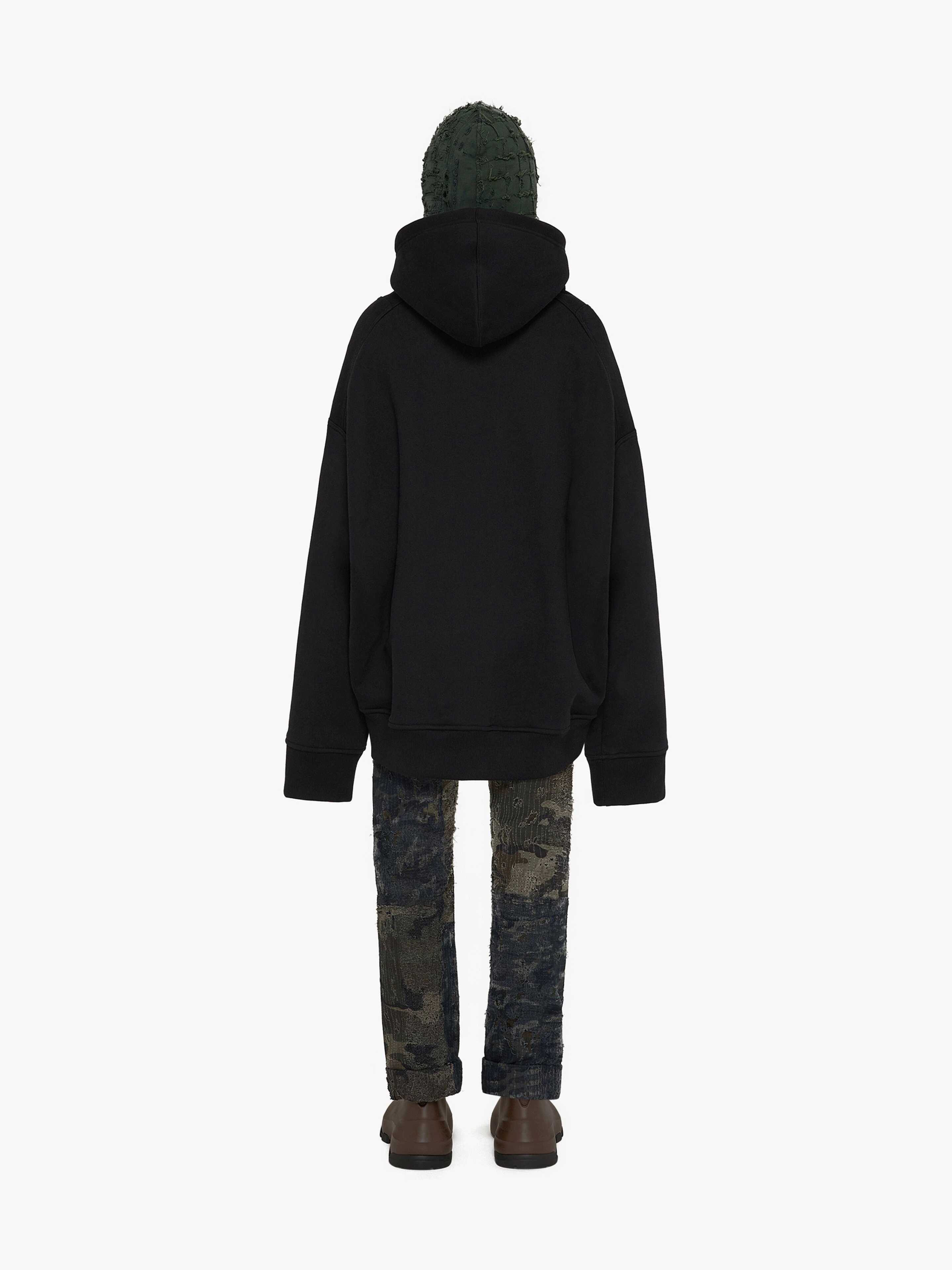 CAMOUFLAGE PRINTED JEANS IN BORO EFFECT DENIM - 4
