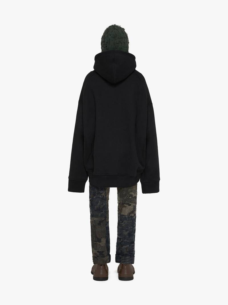 CAMOUFLAGE PRINTED JEANS IN BORO EFFECT DENIM 4