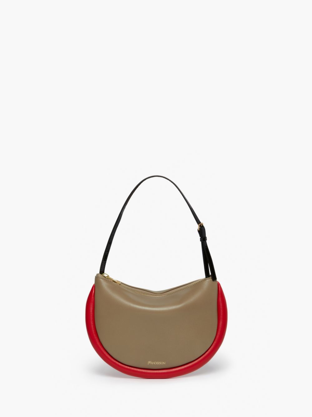 BUMPER-MOON LEATHER SHOULDER BAG - 4
