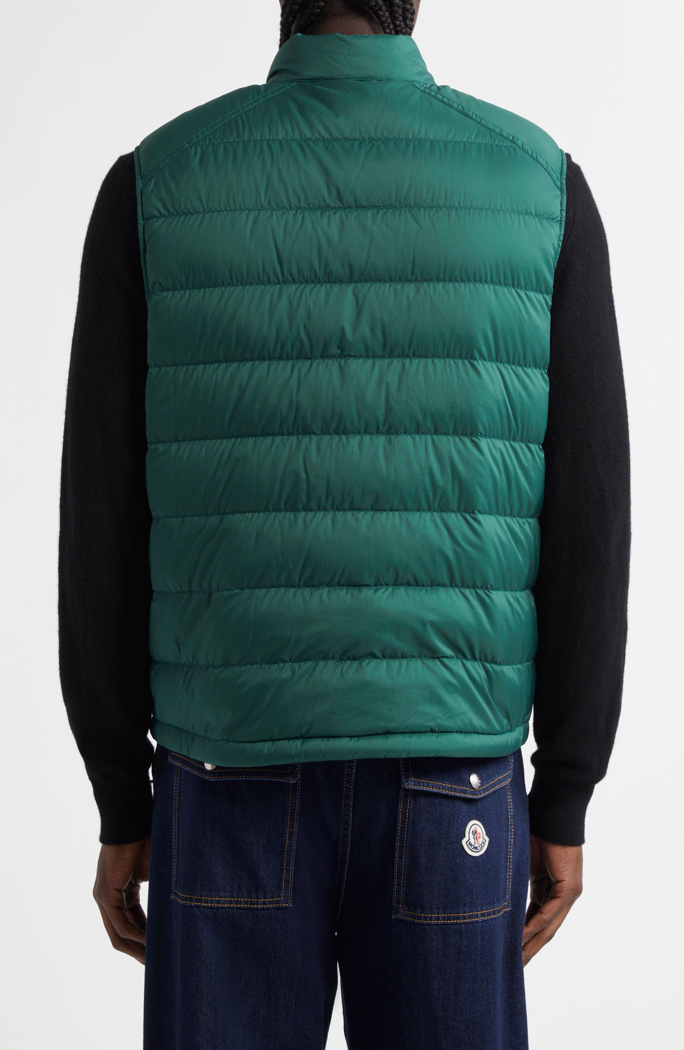 Moncler Barthe Down Puffer Vest in Bistro Green at Nordstrom - 2