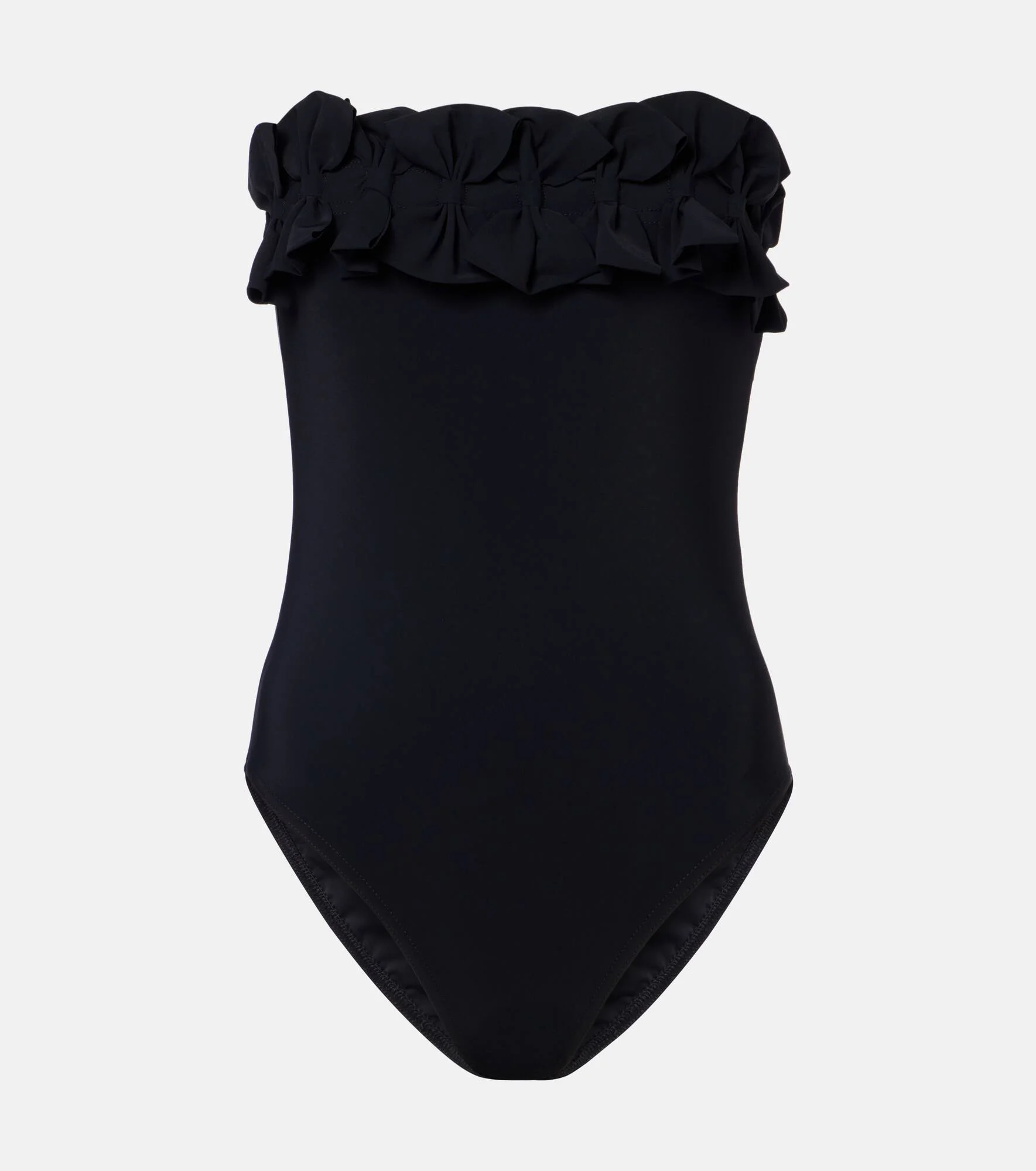 Freya bow-detail bandeau swimsuit - 1