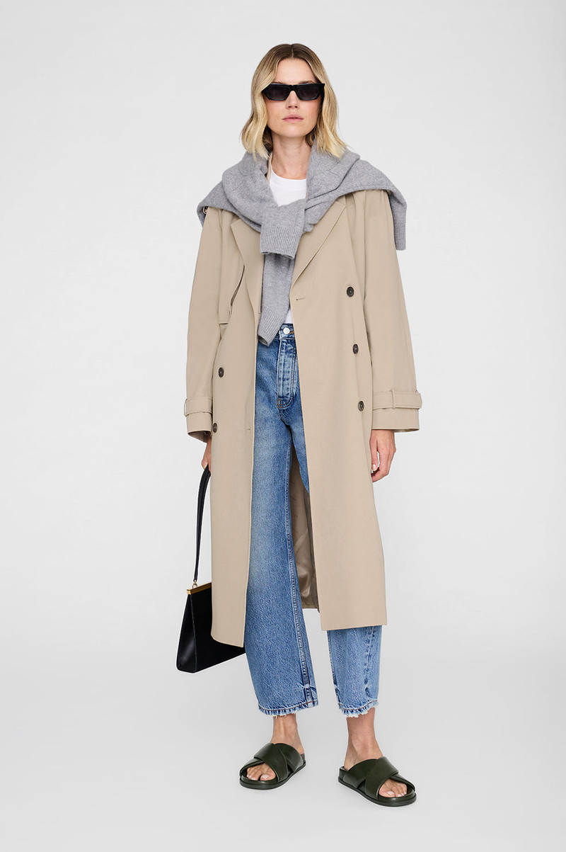 ANINE BING Emi Slides - Olive outlook