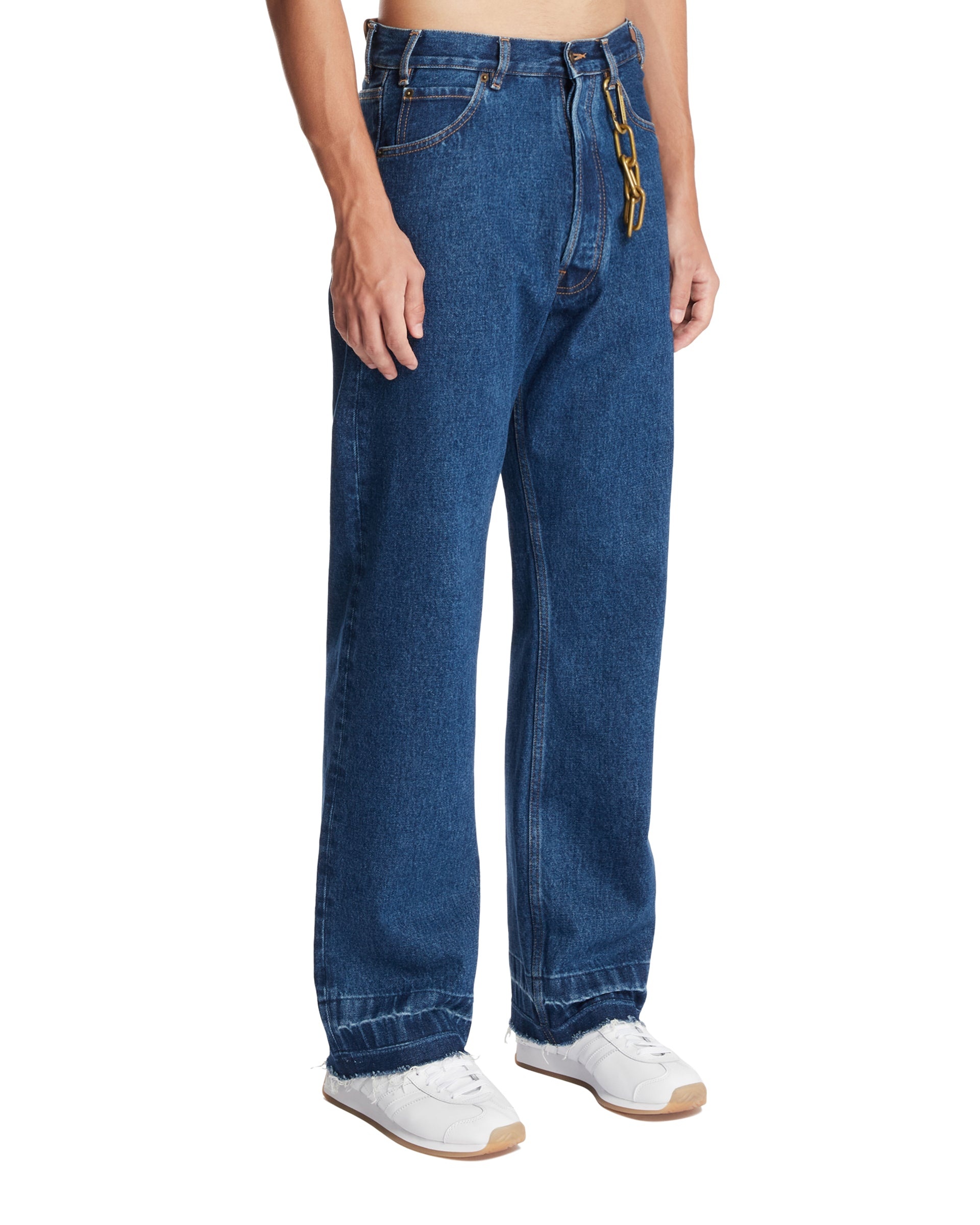 Blue Straight-Leg Jeans - 4