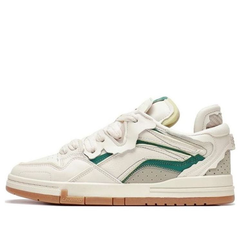 Li-Ning Weiwu Pro Skate Shoes 'White Green' AECT045-2 - 1